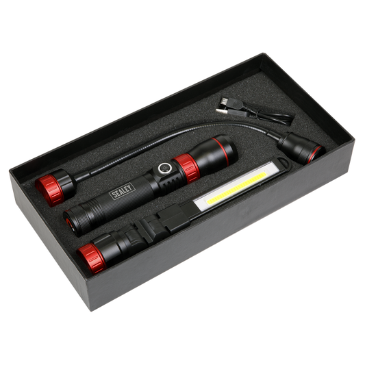 Rechargeable 3-in-1 Inspection Light 5W COB & 10W SMD LED