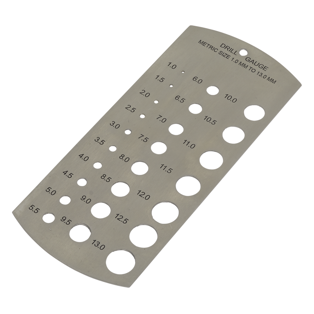 Drill Gauge Metric &#216;1-13mm