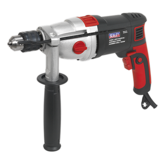 13mm 2 Mechanical/Variable Speed Hammer Drill 1050W/230V