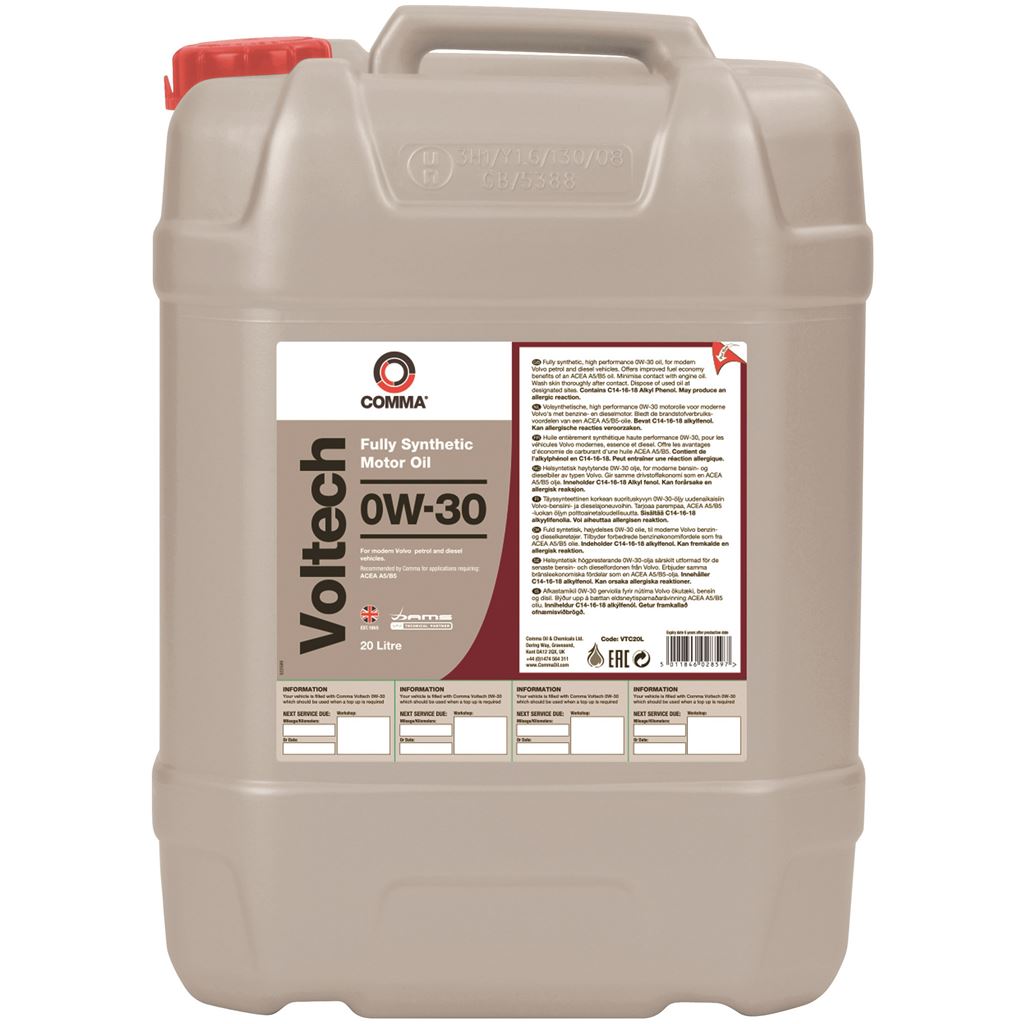 Voltech Engine Oil 0W30 A5/B5 - 20 Litre