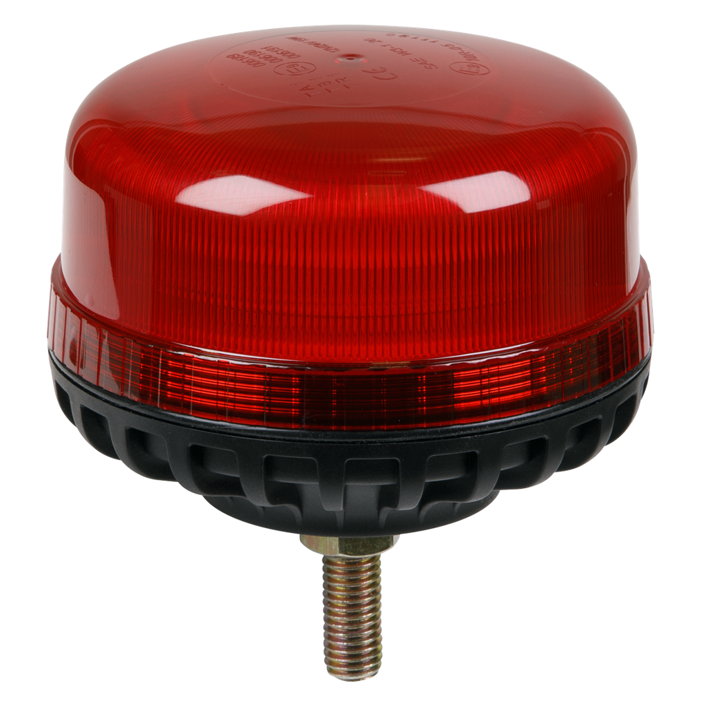 Warning Beacon with 12mm Bolt Fixing SMD LED 12/24V - Red