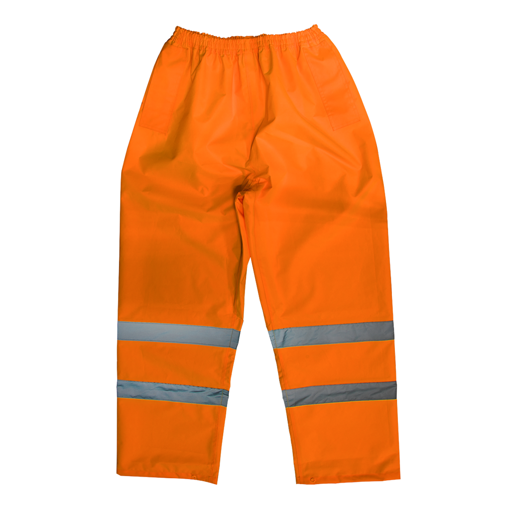 Worksafe&#174; Hi-Vis Orange Waterproof Trousers - X-Large