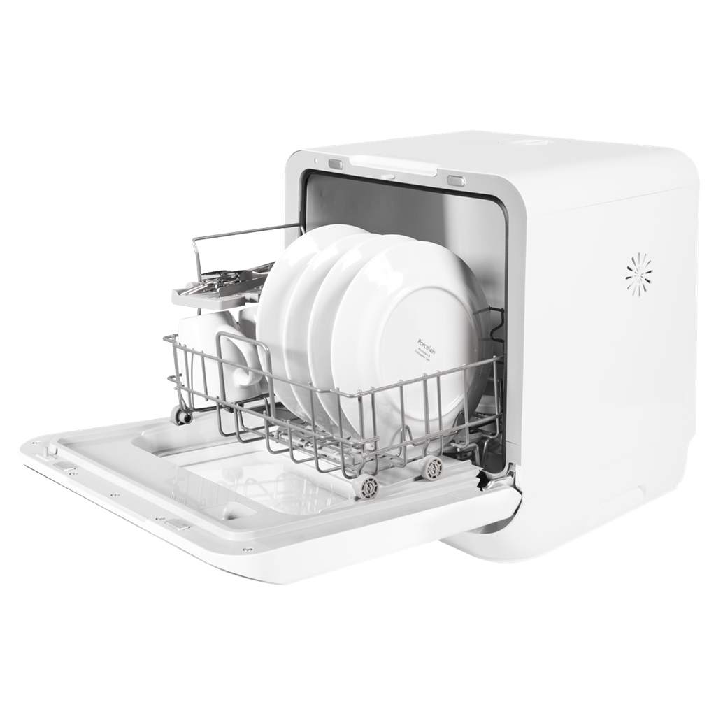 Dellonda 3 Place Settings Mini Portable Tabletop Dishwasher with 7 Wash Functions - DH72