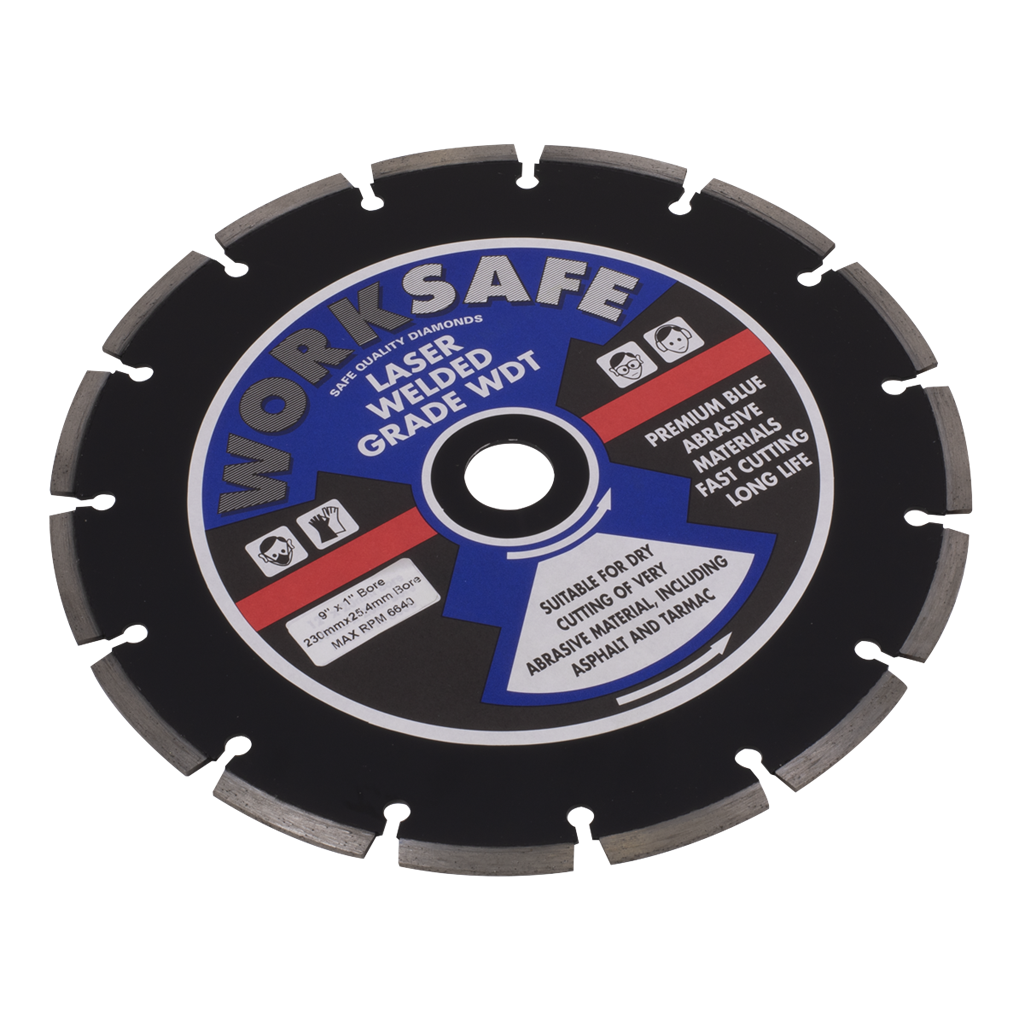 Worksafe&#174; Asphalt/Tarmac Diamond Blade 230 x 22mm