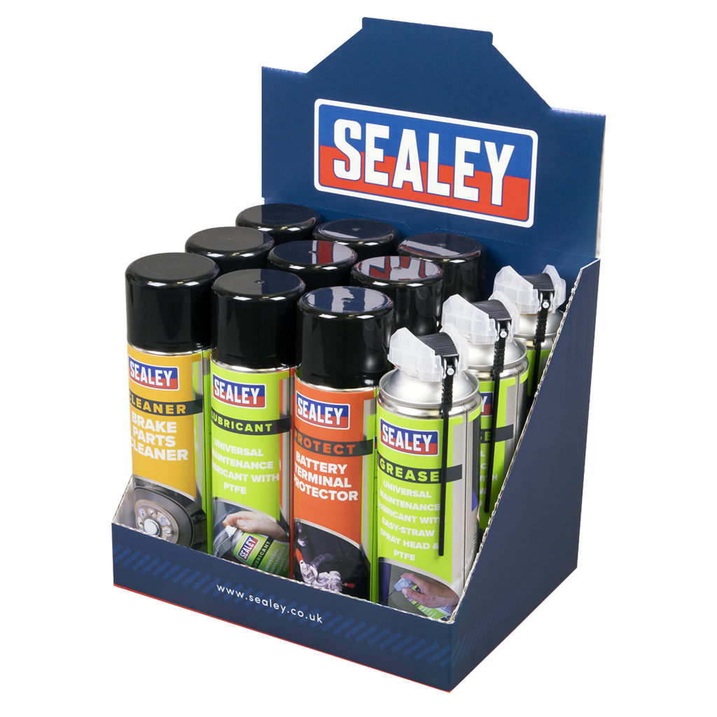 SCS Aerosol Display Box Only 12pc Capacity