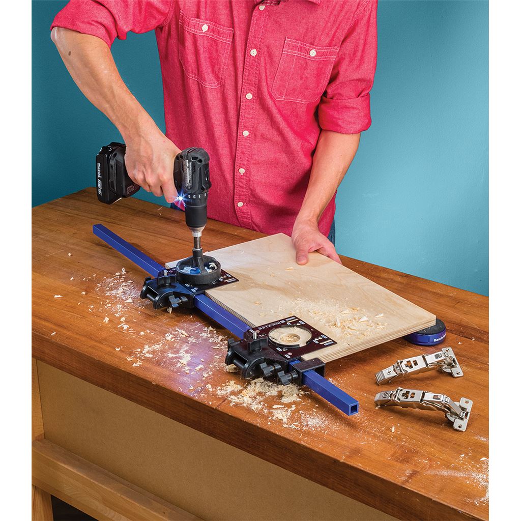 Rockler JIG IT&#174; Deluxe Concealed Hinge Drilling System - 3/4