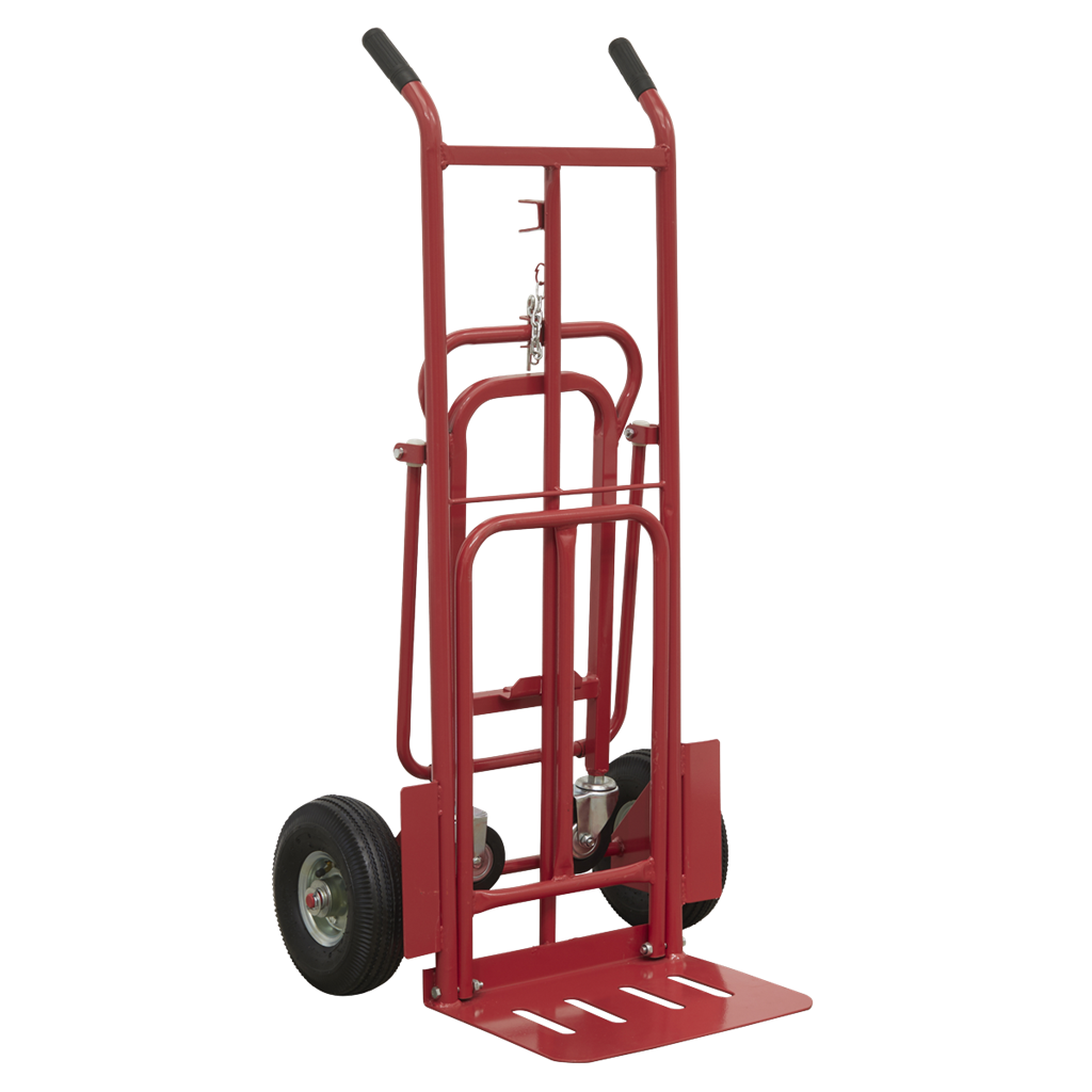 3-in-1 Sack Truck with Pneumatic Tyres 250kg Capacity