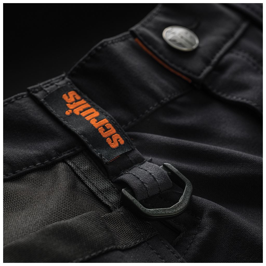 Scruffs Pro Flex Plus Holster Trousers Black - 33R