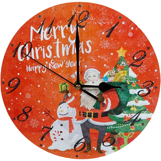 Xmas Haus Christmas Wall Clock