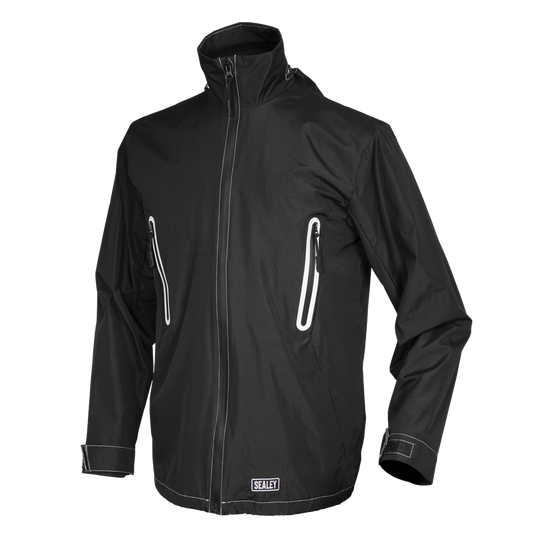 5V Heated Thermal Rain Jacket - 48" Chest, Large