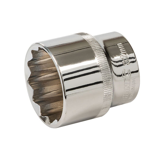 Silverline Socket 1/2" Drive 12pt Metric - 32mm