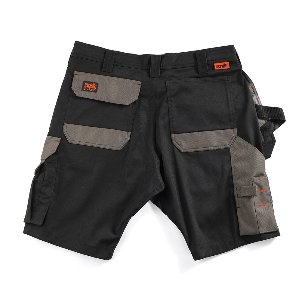 Scruffs Worker Plus Holster Shorts Black - 36