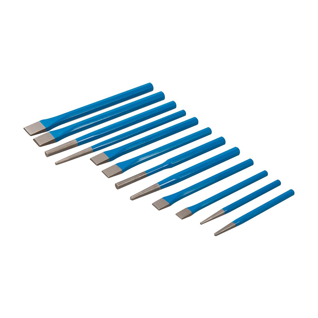 Silverline Punch & Chisel Set 12pce - 12pce