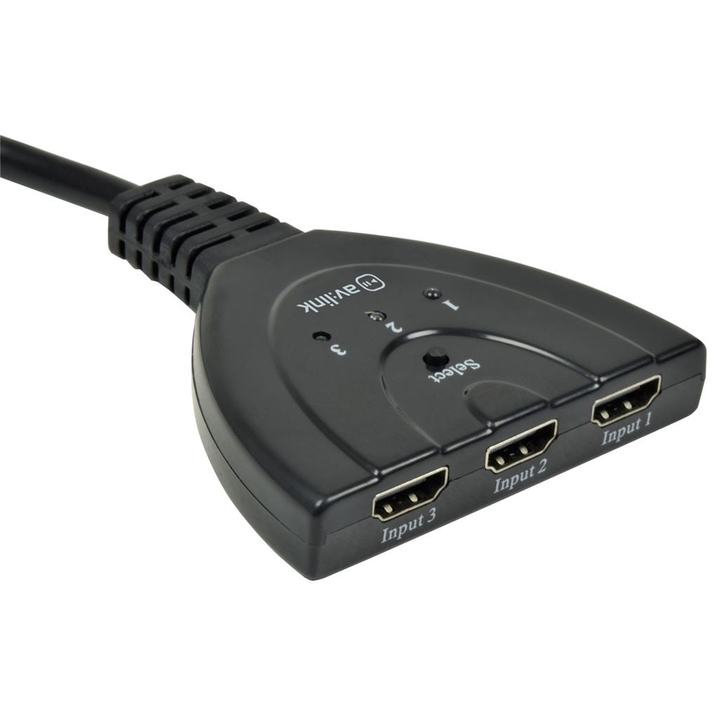 4K HDMI Switch 3-Port Full HD