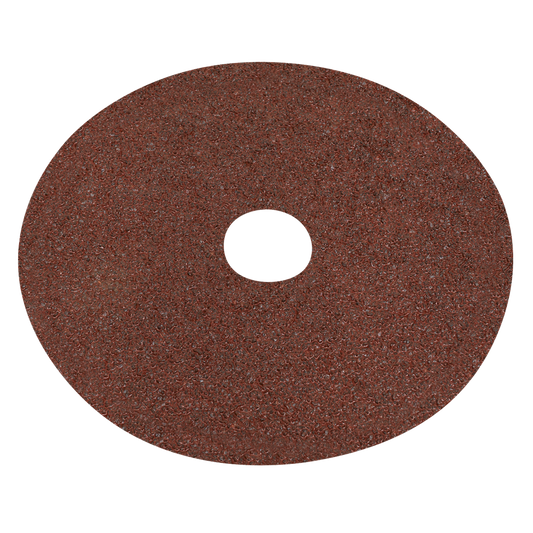 Worksafe&#174; 125mm Fibre Backed Sanding Disc 24Grit - Pack of 25