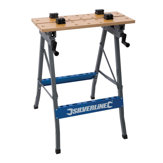 Silverline Heavy Duty Flip-Top Workbench - 150kg