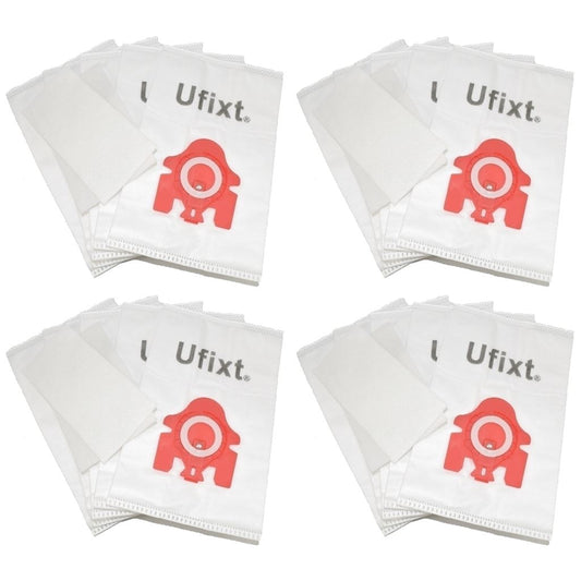FJM Bags for Miele FJM 3D Efficiency - 20 Pack + Filters | Compatible by Ufixt