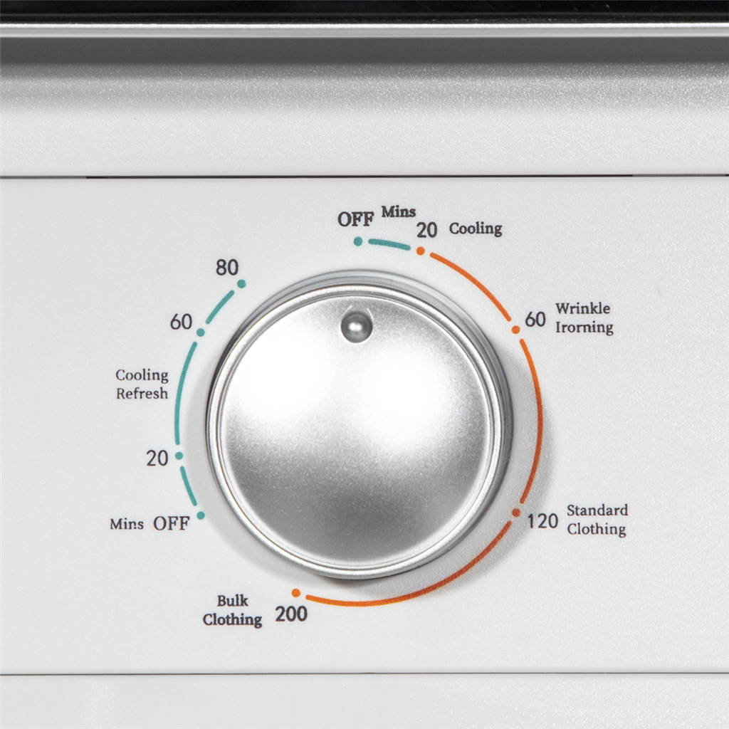 Baridi Small Tumble Dryer, Portable, 2.5kg, Vented, Perfect for Counter Top or Wall Mounted Use with Mechanical Controls, Compact, Mini Spin Dryer - DH192