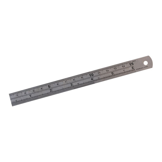 King Dick Steel Rule - 6" / 150mm