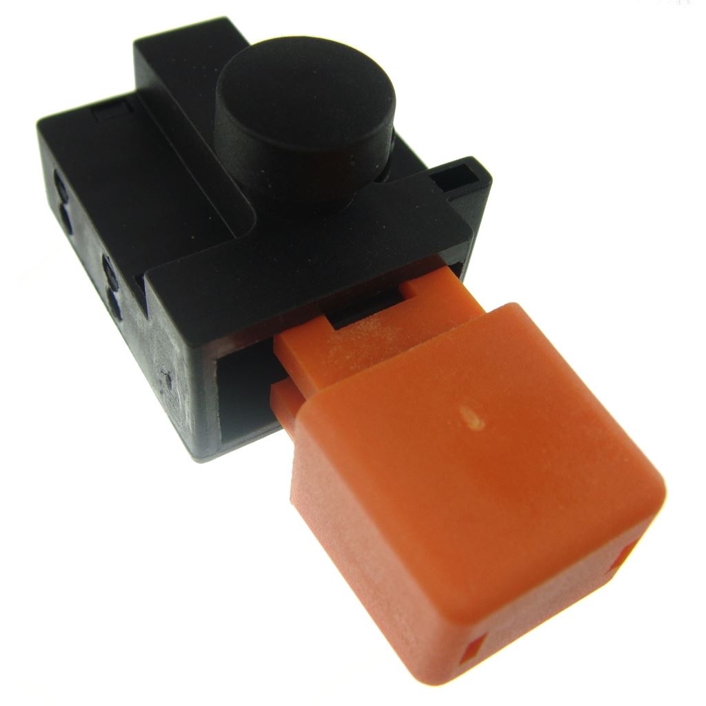 Flymo-Type Lawnmower On/Off Switch – 8A, 250V (Orange & Black) | Compatible Replacement by Ufixt