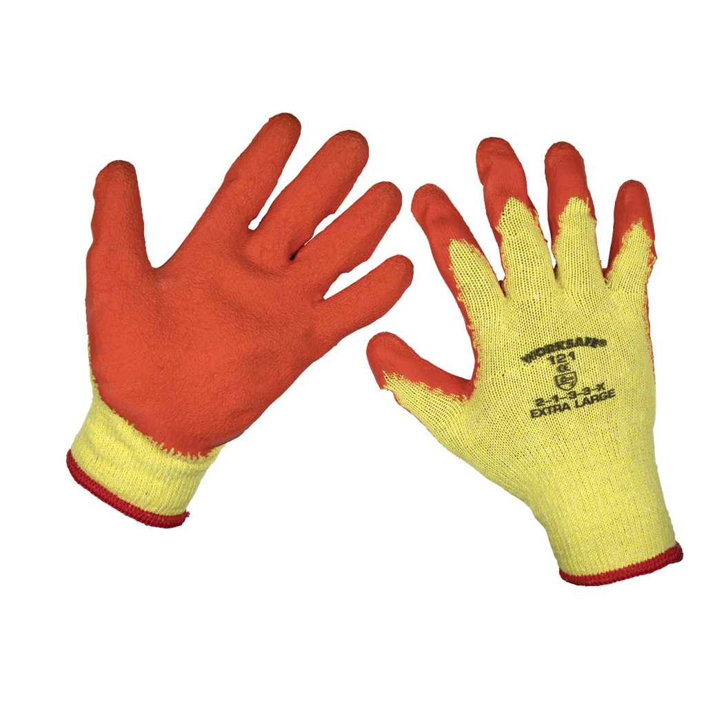 Worksafe&#174; Super Grip Knitted Gloves with Latex Palm, X-Large - Pair