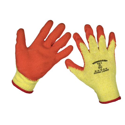 Worksafe&#174; Super Grip Knitted Gloves with Latex Palm, X-Large - Pair