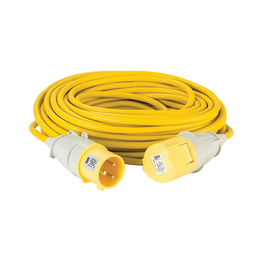 Defender Extension Lead Yellow 4mm2 32A 25m - 110V