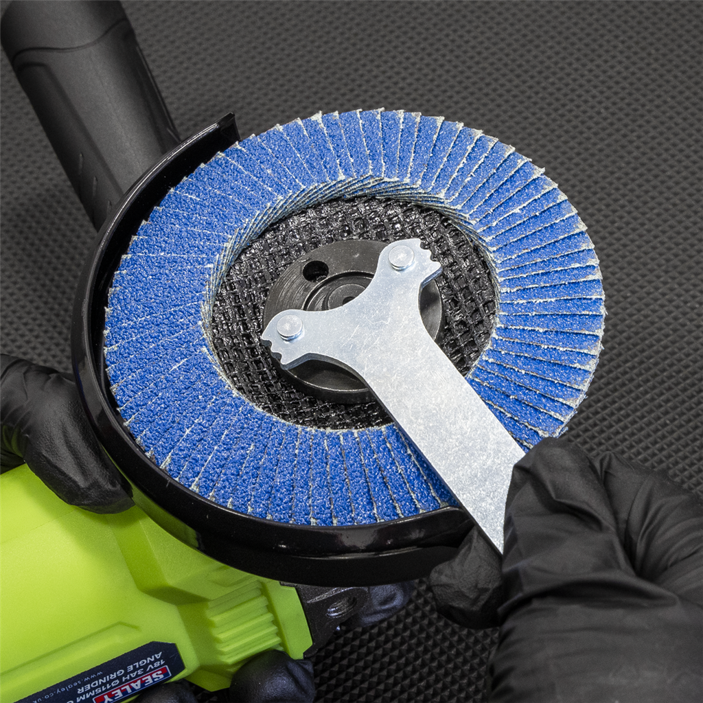 115mm Cordless Angle Grinder 18V 3Ah - Green