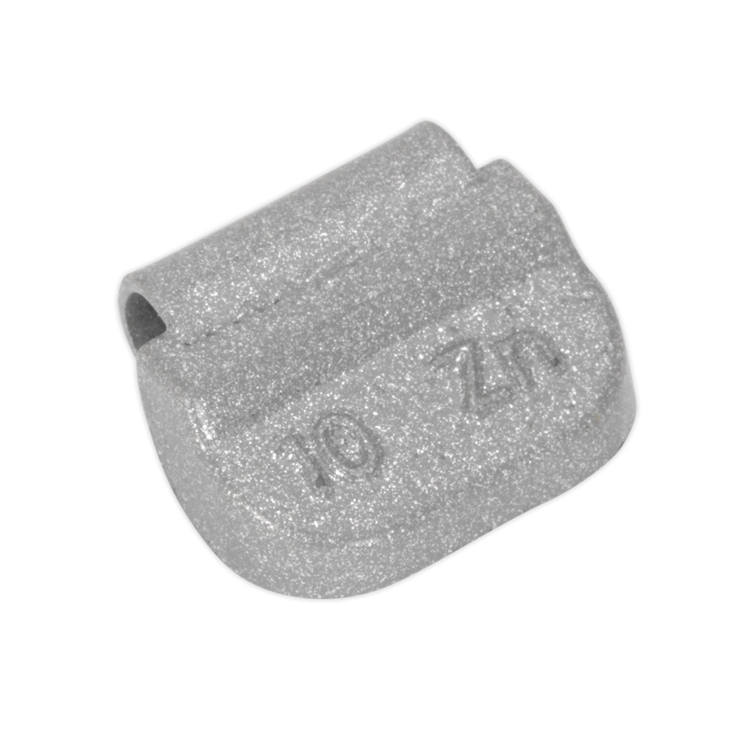 Zinc Plated Hammer-On Wheel Weight for Steel Wheels 10g - Pack of 100