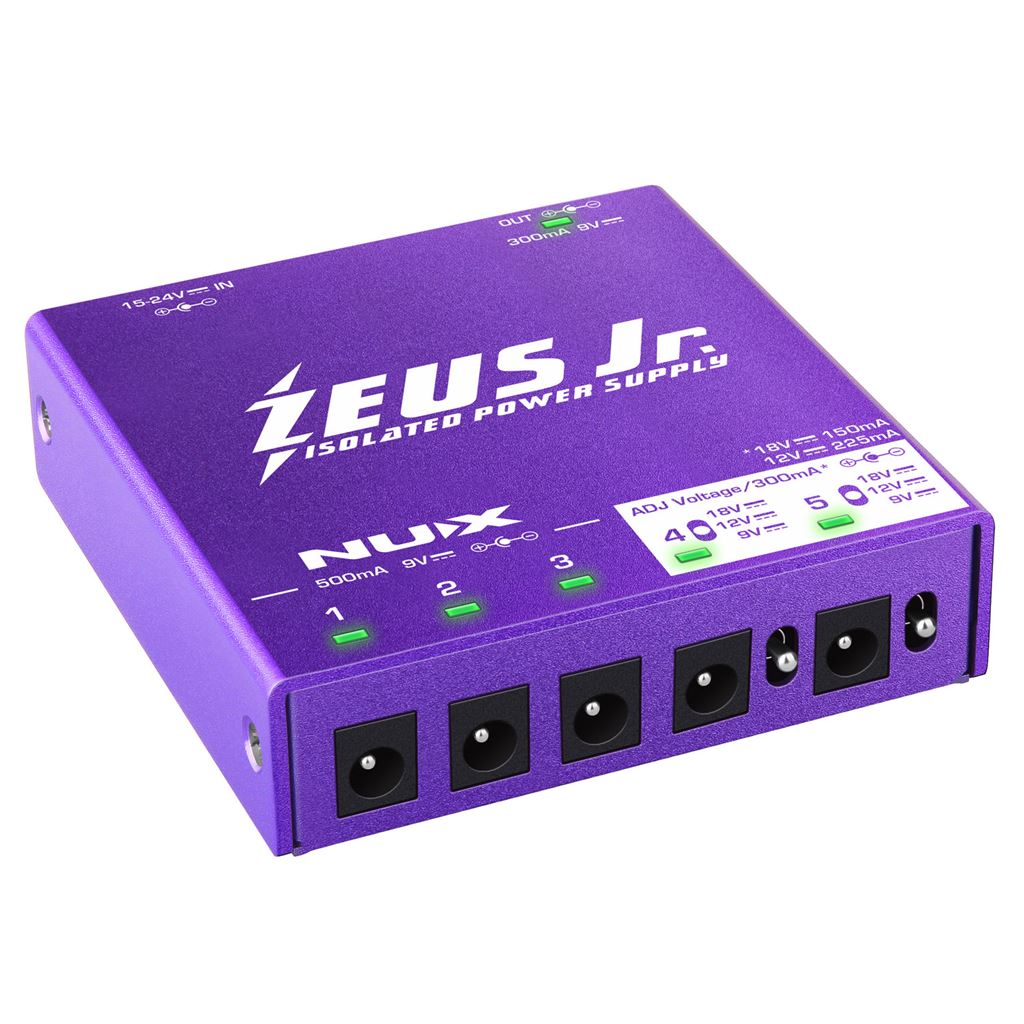 Zeus Jr. Guitar Pedal Power Supply - NIP-Z6