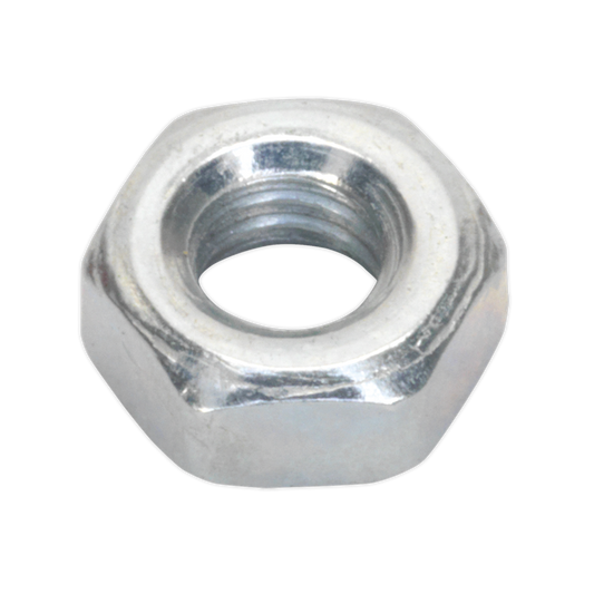 Zinc Plated Steel Nut M4, DIN 934 - Pack of 100