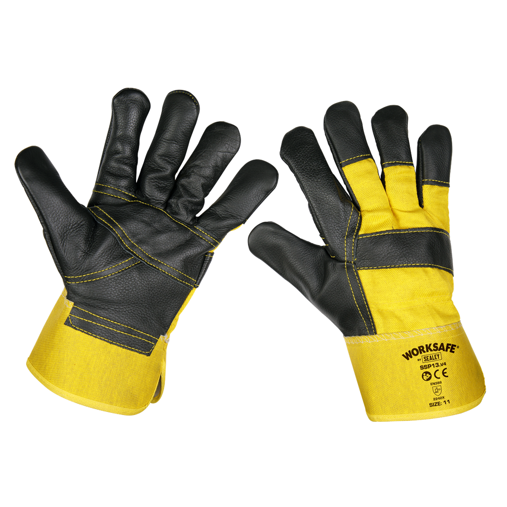 Worksafe&#174; Rigger&#39;s Gloves with Hide Palm - Pair