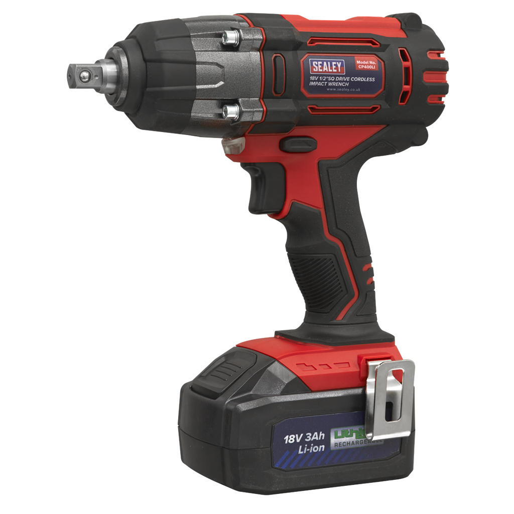 1/2"Sq Drive Cordless Impact Wrench 18V 3Ah