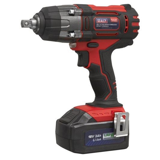 1/2"Sq Drive Cordless Impact Wrench 18V 3Ah