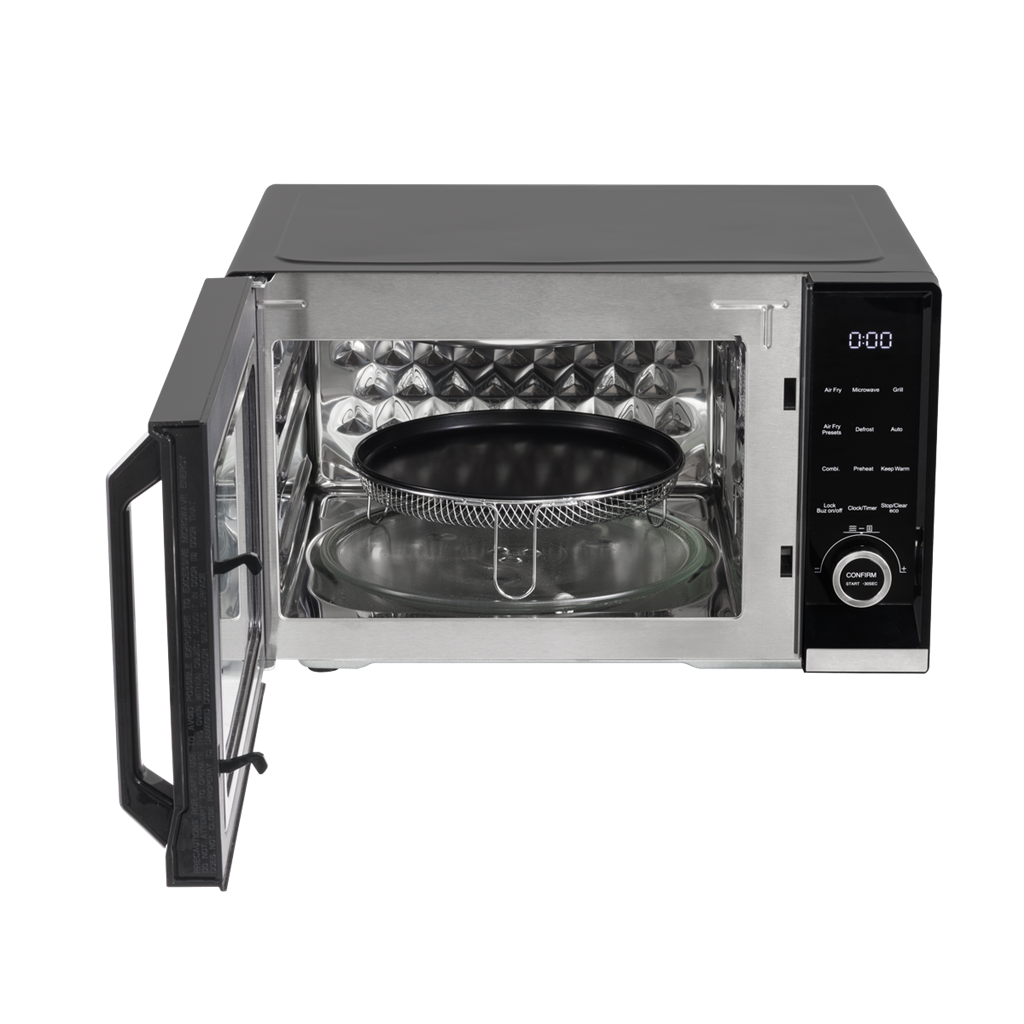 Baridi 7-in-1 Air Fryer Microwave & Grill, 28L Capacity - Black