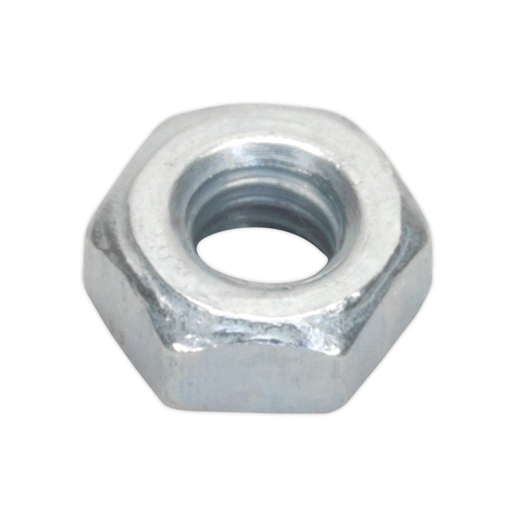 Zinc Plated Steel Nut M3, DIN 934 - Pack of 100