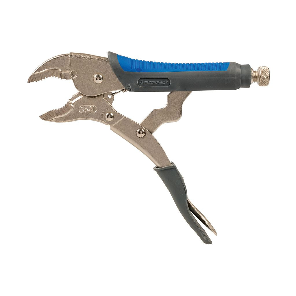 Silverline Self Locking Soft-Grip Pliers - 250mm