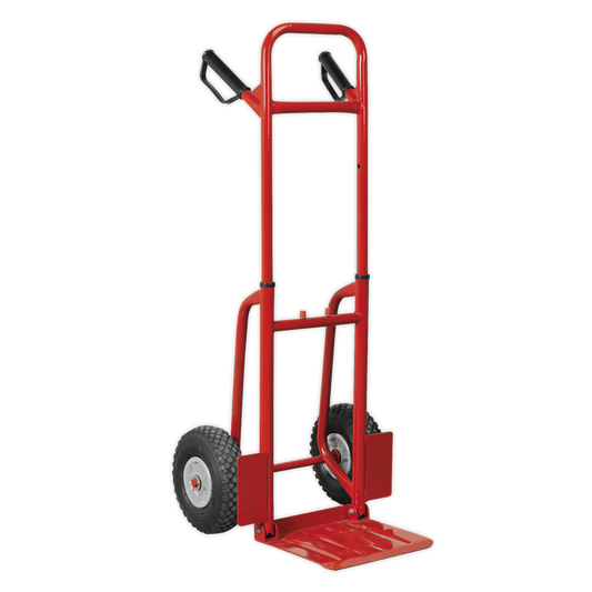 Folding Sack Truck with Pneumatic Tyres 200kg Capacity