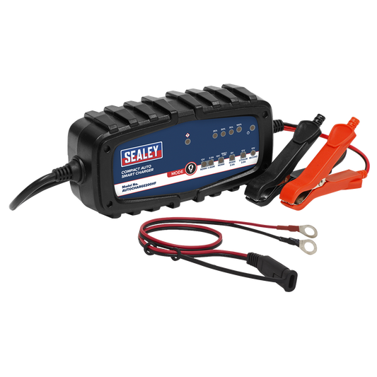 6/12V Compact Auto Smart Charger & Maintainer 2A