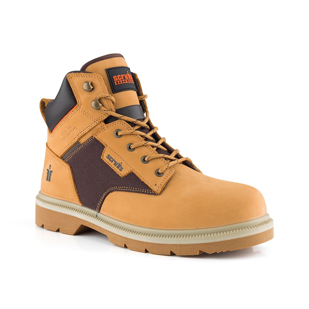 Scruffs Twister 6 Safety Boots Tan - Size 8 / 42