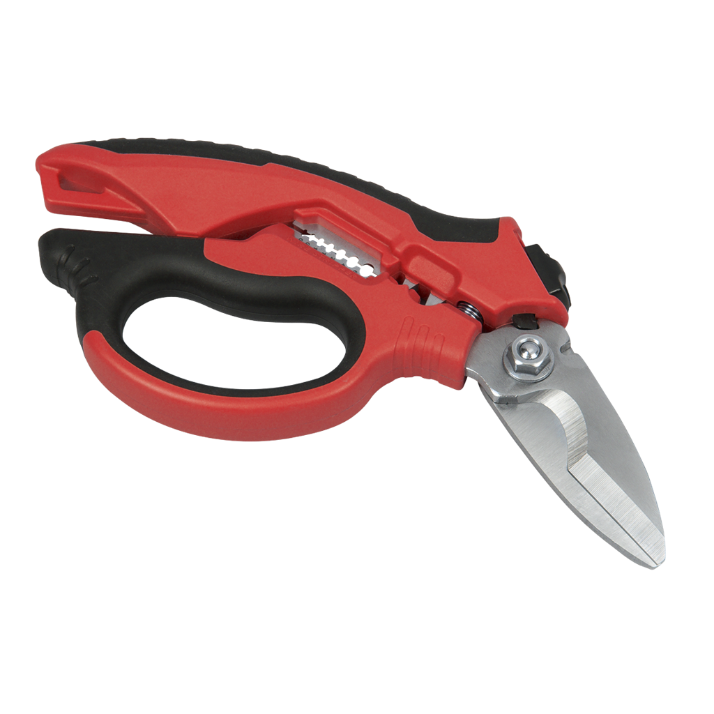 Heavy-Duty Electrician&#39;s Angled Shears 200mm 3-In-1