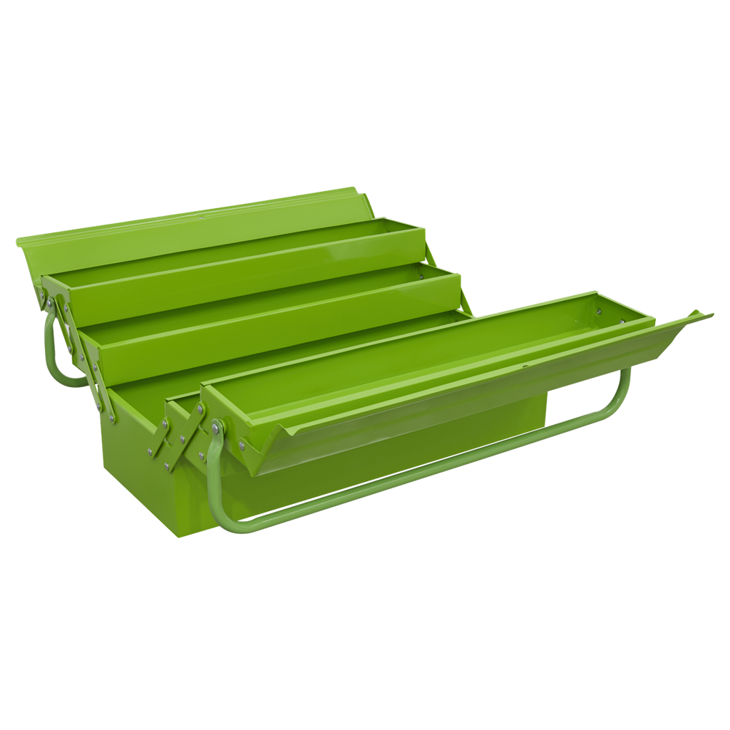 4 Tray Cantilever Toolbox 530mm - Green