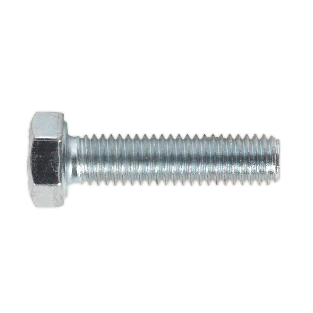 8.8 Zinc Plated HT Setscrew M5 x 20mm, DIN 933 - Pack of 50