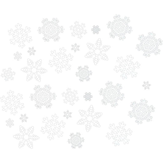 Xmas Haus Christmas Snowflake Window Themed Sticker set of 144