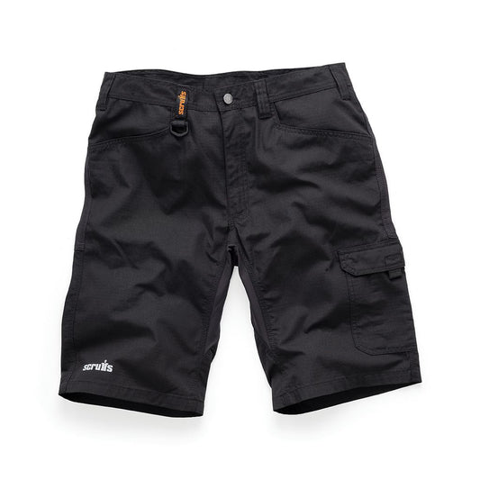 Scruffs Trade Flex Shorts Black - 38" W