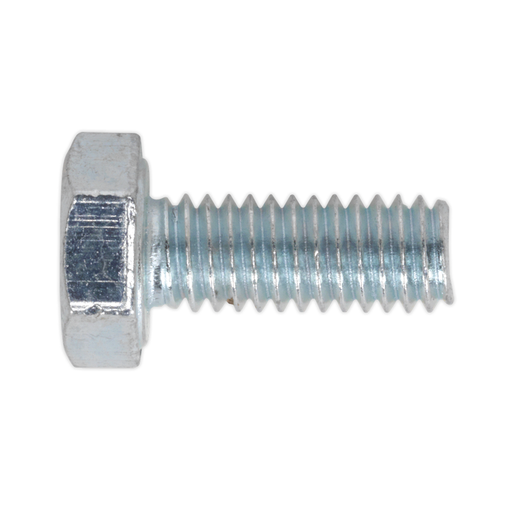 8.8 Zinc Plated HT Setscrew M4 x 16mm, DIN 933 - Pack of 50