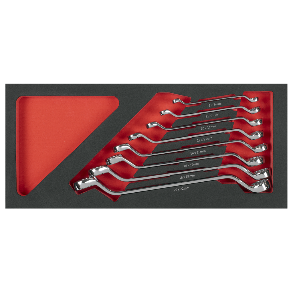 Premier Deep Offset Spanner Set with Tool Tray 8pc