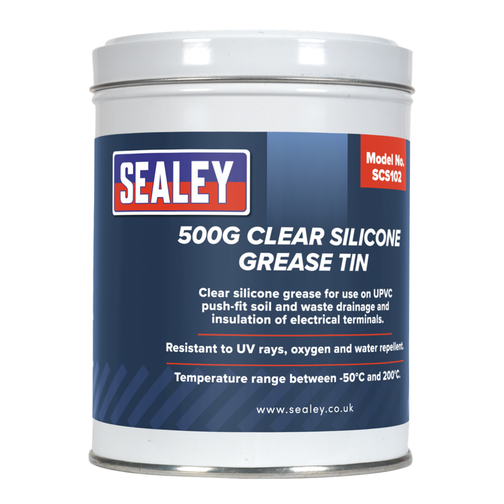 Clear Silicone Grease Tin 500g