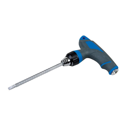 Silverline T-Handle Ratchet Screwdriver - 160mm