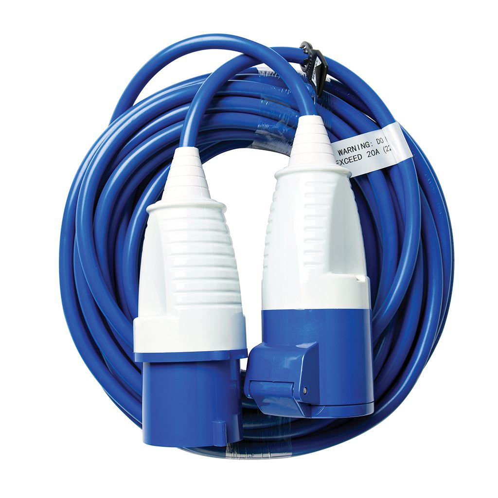 Defender Arctic Extension Lead Blue 2.5mm2 32A 14m - 230V